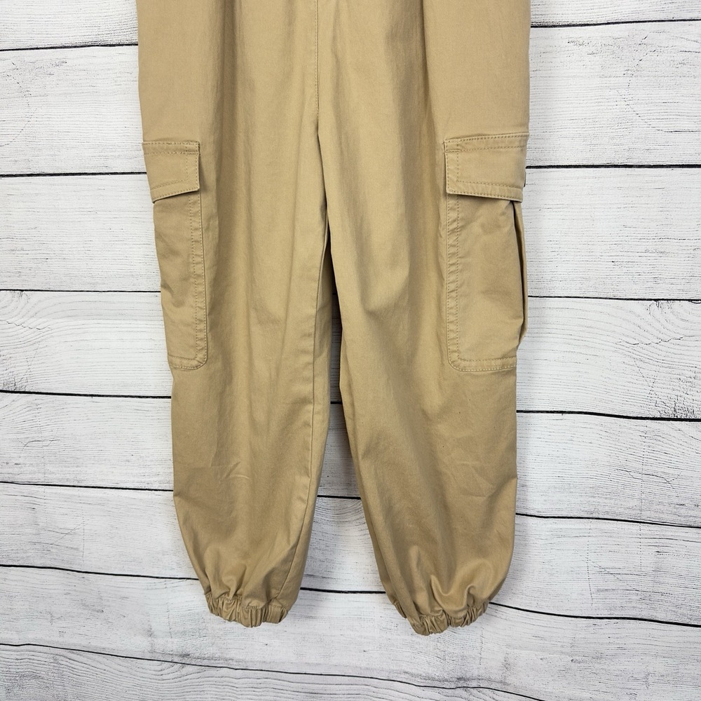 Banana Republic Cargo Jumpsuit In New British Khaki Size 4 Petite Feminine Boho - Picture 4 of 10